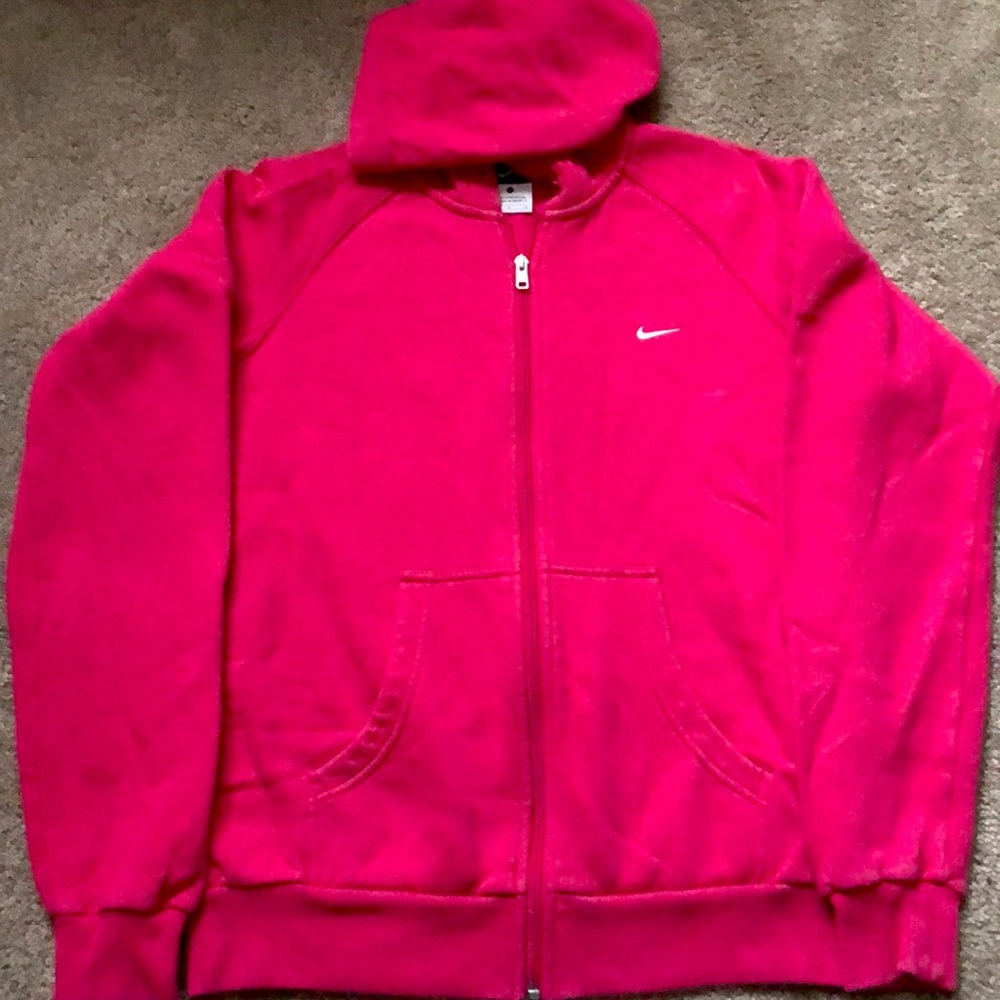 Pink Nike Zipper Jacket